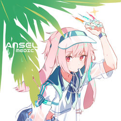 This is a pixiv picture whose title is 水着アンセルくん.