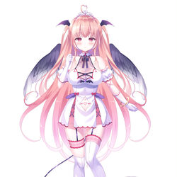 This is a pixiv picture whose title is 【Vtuber】がぶり えるちゃん新モデル.