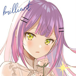This is a pixiv picture whose title is 【告知】brilliant歌ってみたイラスト.