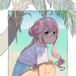 This is a pixiv picture whose title is 7周年記念巻雲ちゃん.