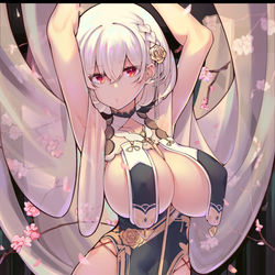 This is a pixiv picture whose title is シリアス(春節).