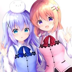 This is a pixiv picture whose title is ご注文はうさぎですか？？.