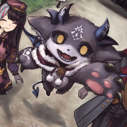 This is a pixiv picture whose title is うんち教.