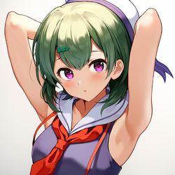This is a pixiv picture whose title is 褐色女神.