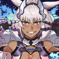 This is a pixiv picture whose title is カイニスダブルピース！.