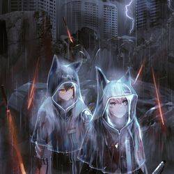 This is a pixiv picture whose title is 作戦終了.