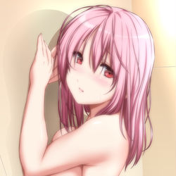 This is a pixiv picture whose title is 全裸幽々子様③.