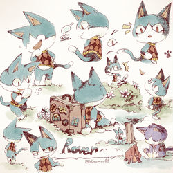 This is a pixiv picture whose title is みしらぬネコ詰.