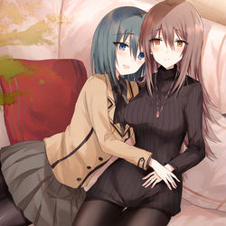 This is a pixiv picture whose title is いつも二人で.