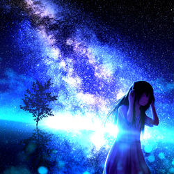This is a pixiv picture whose title is 星響.