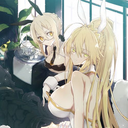 This is a pixiv picture whose title is 【タペストリー】バニーなVIPルーム.