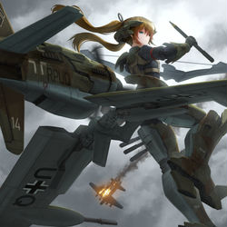 This is a pixiv picture whose title is Do335B プファイル.