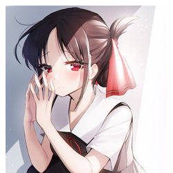 This is a pixiv picture whose title is かぐや様.