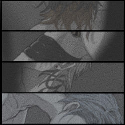 This is a pixiv picture whose title is 吻.