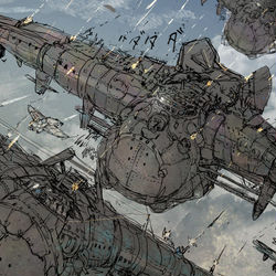 This is a pixiv picture whose title is トルメキア諸国遭遇線.