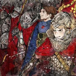 This is a pixiv picture whose title is 神聖トルメキア第三軍.