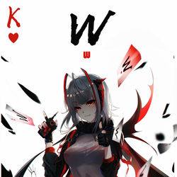 This is a pixiv picture whose title is 红桃K     W.