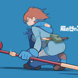 This is a pixiv picture whose title is ナウシカ。.