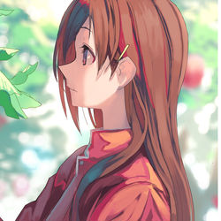 This is a pixiv picture whose title is 前夜.