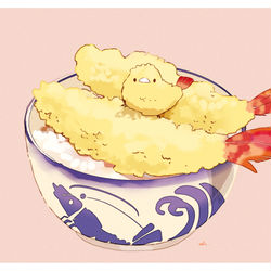 This is a pixiv picture whose title is てんどん.