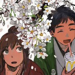 This is a pixiv picture whose title is 幕末.