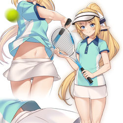 This is a pixiv picture whose title is テニスのエルフ.