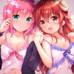 This is a pixiv picture whose title is シャミ桃.