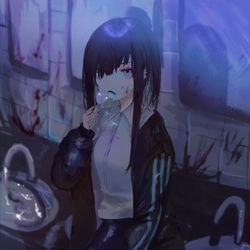 This is a pixiv picture whose title is うおさきさん.