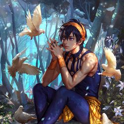 This is a pixiv picture whose title is Flowers and Birds.
