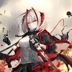 This is a pixiv picture whose title is 明日方舟w.