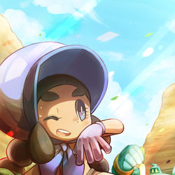 This is a pixiv picture whose title is 収穫ハプウちゃん.