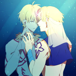 This is a pixiv picture whose title is ギルギル2枚.
