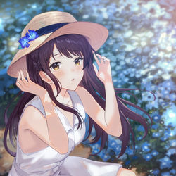 This is a pixiv picture whose title is Nemophilia.