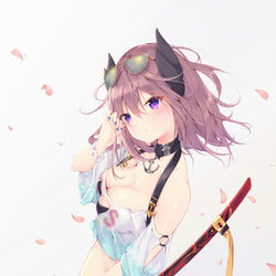 This is a pixiv picture whose title is 霧島.