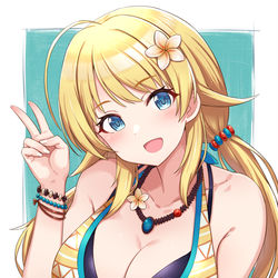 This is a pixiv picture whose title is 水着めぐる.