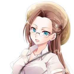 This is a pixiv picture whose title is メガネカタリナさま.