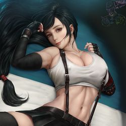 This is a pixiv picture whose title is Tifa.