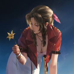 This is a pixiv picture whose title is Aerith.