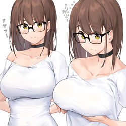 This is a pixiv picture whose title is 自信満々な彼女 (｀^´) ﾄﾞﾔｯ!.