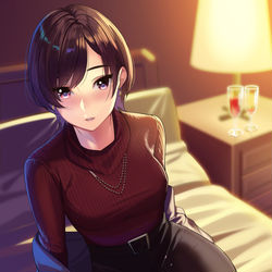 This is a pixiv picture whose title is 休憩？.