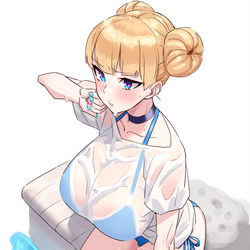 This is a pixiv picture whose title is 水着など.