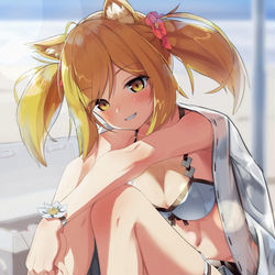 This is a pixiv picture whose title is 水着ソラ.