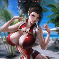 This is a pixiv picture whose title is Yaoyorozu momo_Preview.