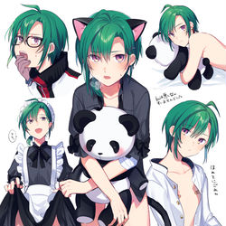 This is a pixiv picture whose title is じゃっかんえっちなみどり.