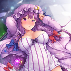 This is a pixiv picture whose title is 動かない大図書館.