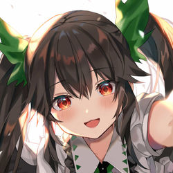 This is a pixiv picture whose title is ついんてお空.