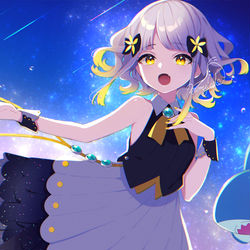 This is a pixiv picture whose title is 星詠みの唄.