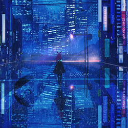 This is a pixiv picture whose title is 雨镜.
