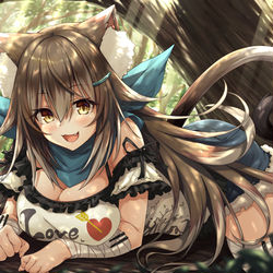 This is a pixiv picture whose title is あやかし郷愁譚 ～ヤマネコ やこ～.