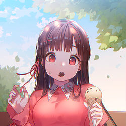 This is a pixiv picture whose title is Choco.